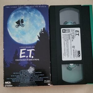 E.T. The Extra-Terrestrial VHS Tape
